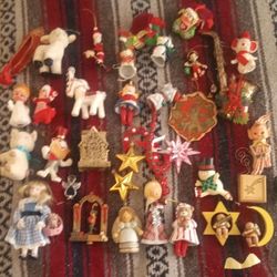 Vintage Christmas Ornament Lot