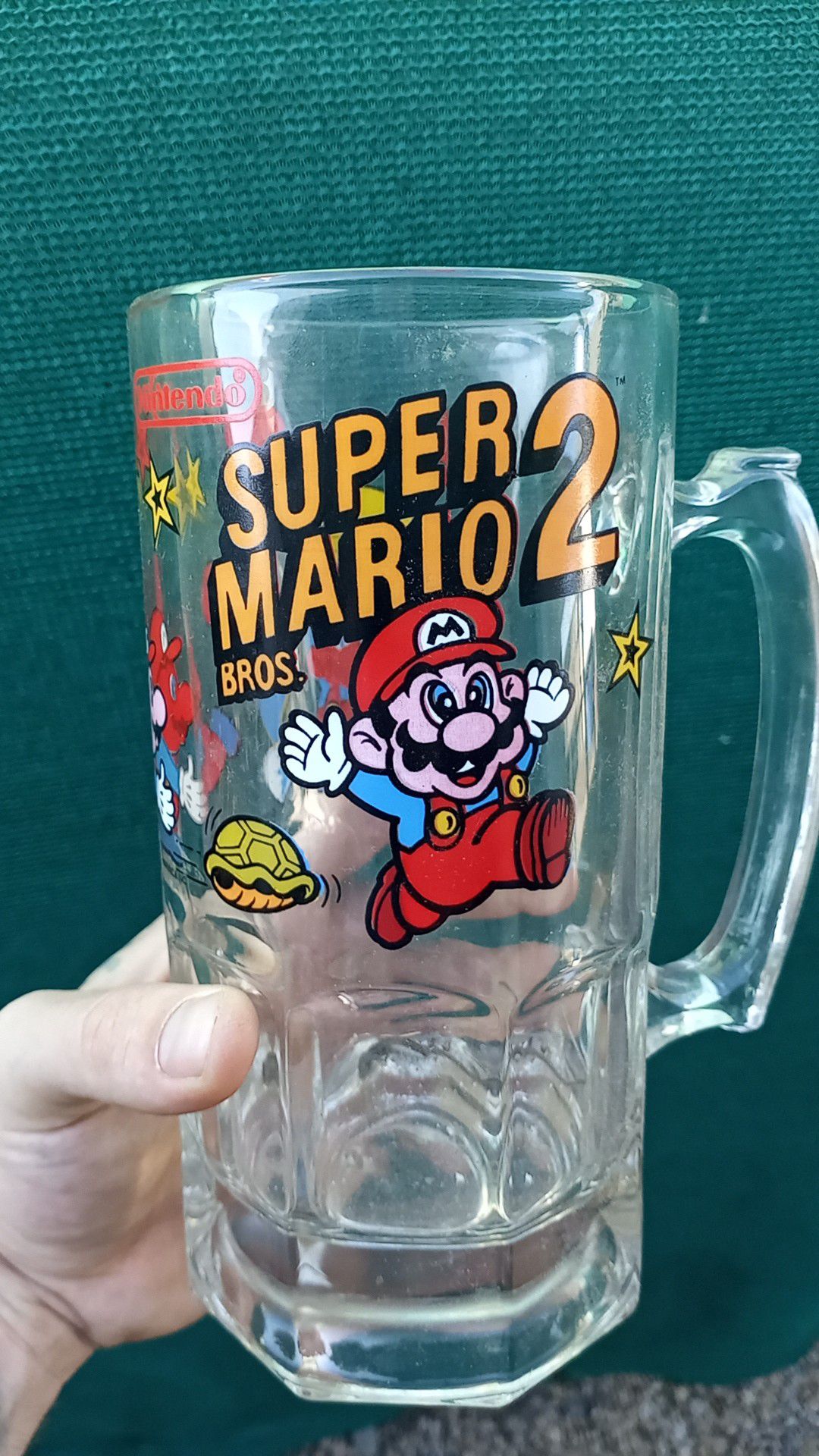 1989 super Mario mug (vintage)
