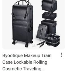 MUST SEE HALF PRICE Byootique Rolling Maleup Case
