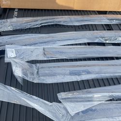 2S Tape Smoke Door Window Vent Visor Deflector 6 pcs 2015-2021 for NISSAN MURANO