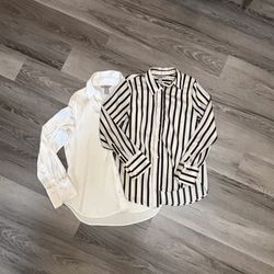 Set of TWO Button Up Dress Shirts