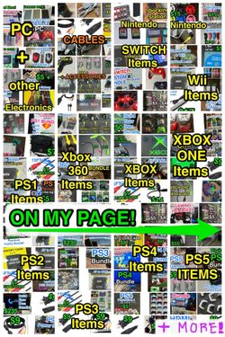 Various Electronics LOT: PS5 XBOX PS4 PS3 PS2 PS1 360 Nintendo Wii Sony Playstation 5 4 3 2 1 one consoles remotes controllers Games