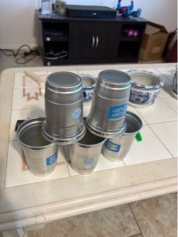 TOP CUP 16 Oz. Aluminum Party Cups New 3 x 1.00!!!!