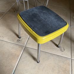 Vintage Retro Cosco Steel Step Stool 