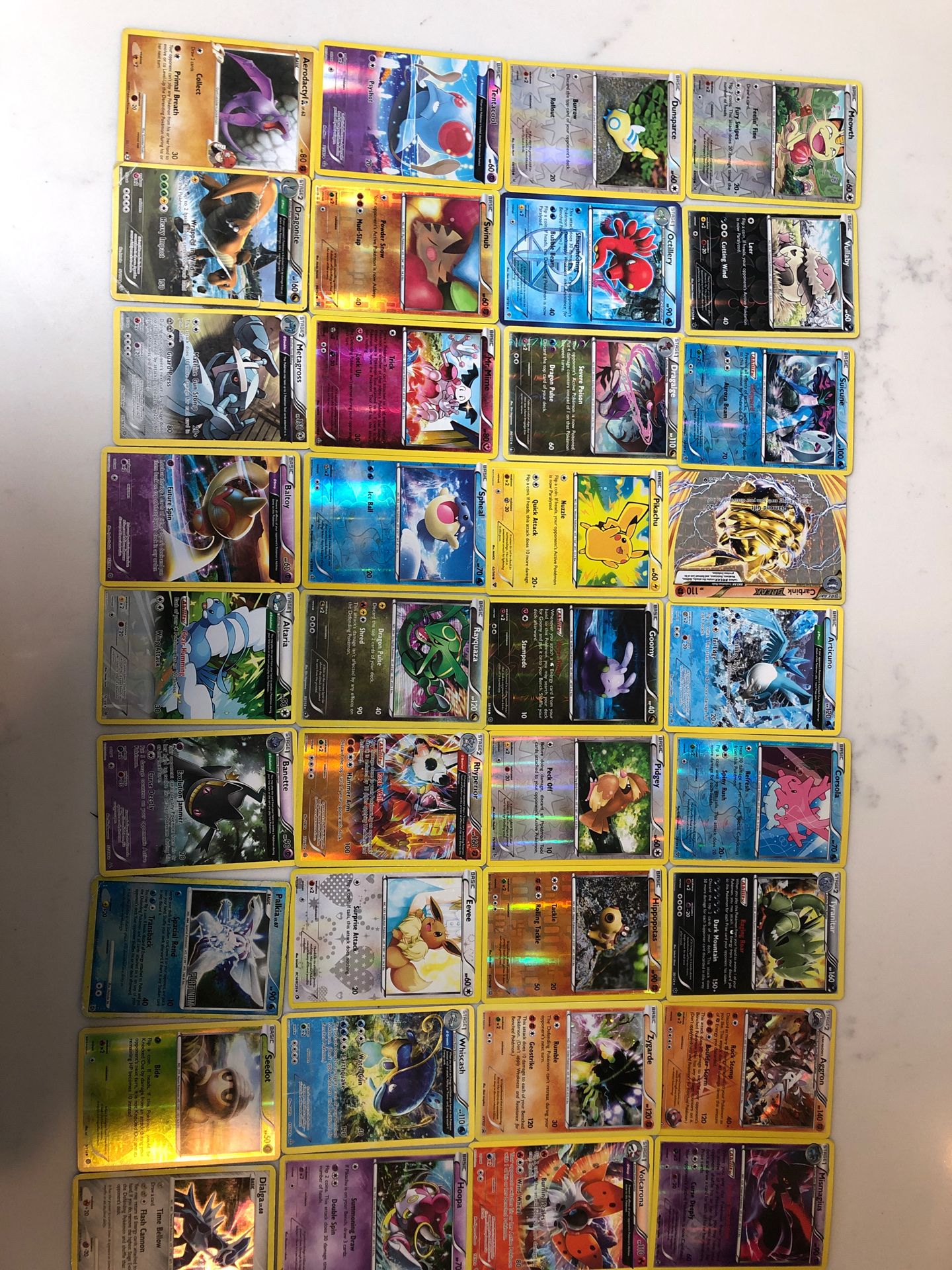 170+ Pokémon Cards with rare Holos, Full arts
