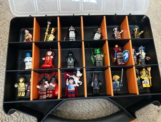 22 New Custom Lego Minifigures with case