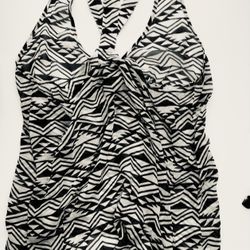 G By Guess flowy Halter Tank Top Zebra Style