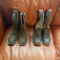 Ariat And Old West Work Boots