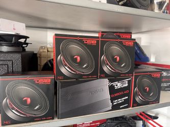 Ds18 voice speaker bundle with amp new