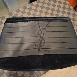 YSL  black  Purse Evening Bag  cosmetic pouch
