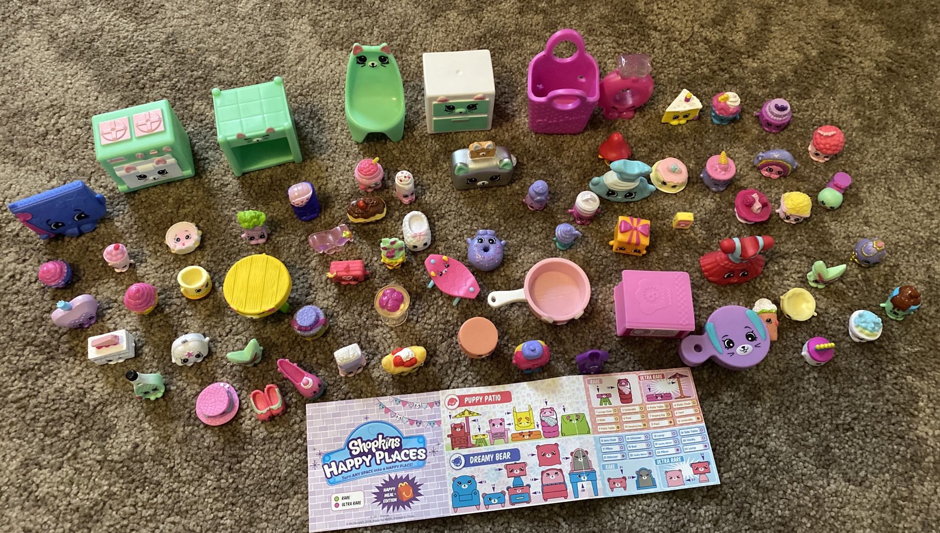 Huge 70+ Lot of Shopkins Rare Included