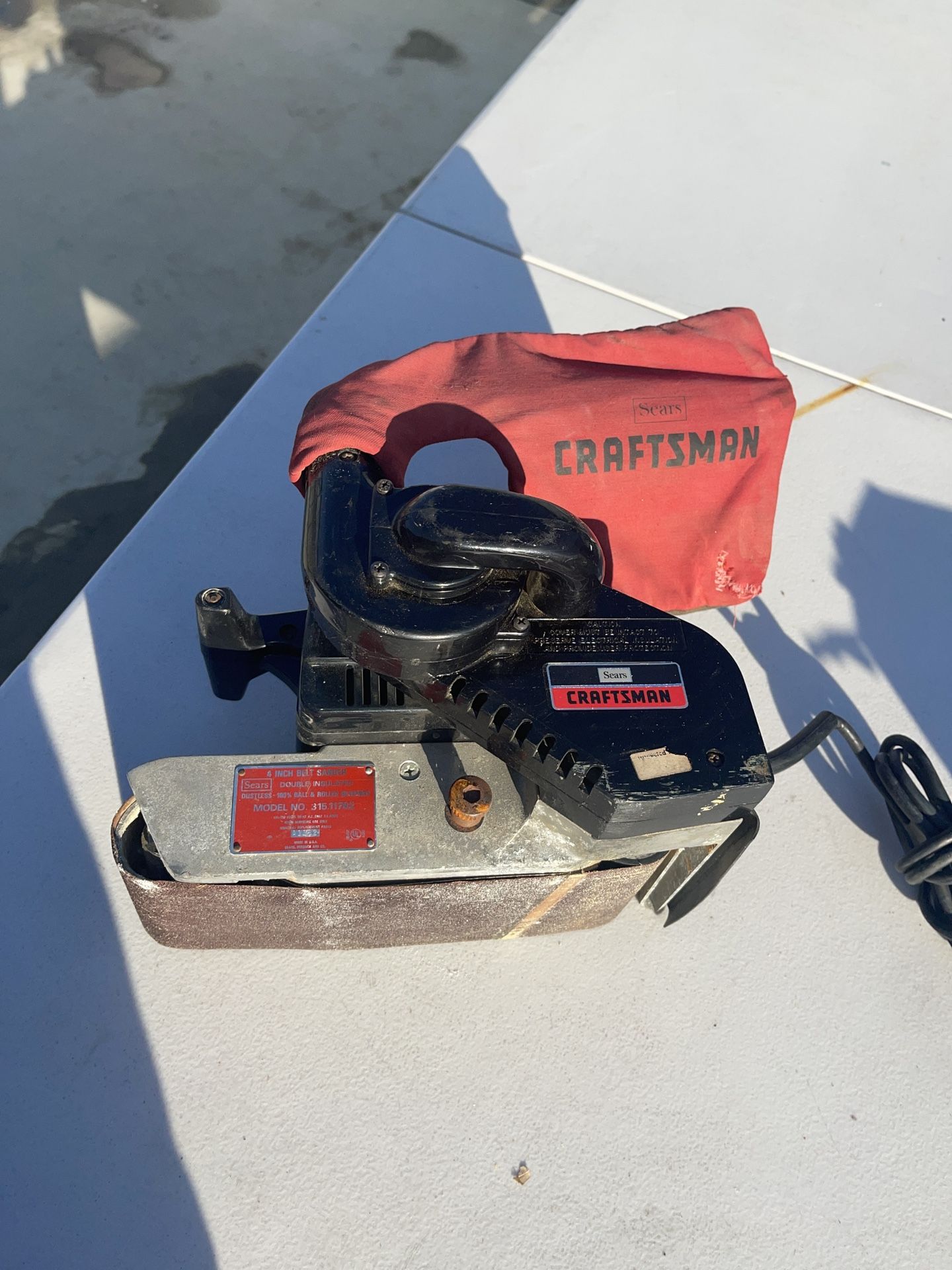 Craftsman 4” Belt Sander 