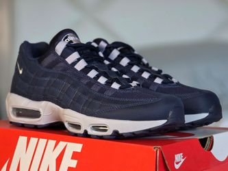 Nike Air Max 95 Obsidian Navy Wolf Grey, size 10.5 M