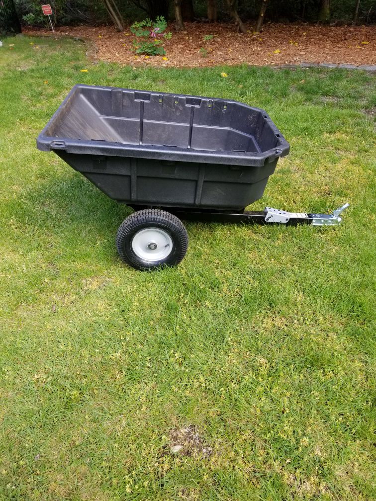 Ohio steel 15 cu. ft. Poly swivel dump cart