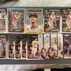 Jackson Merrill Topps Rookie Card Lot Paders