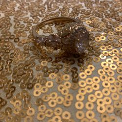 Golden Ring With Rare Look! 