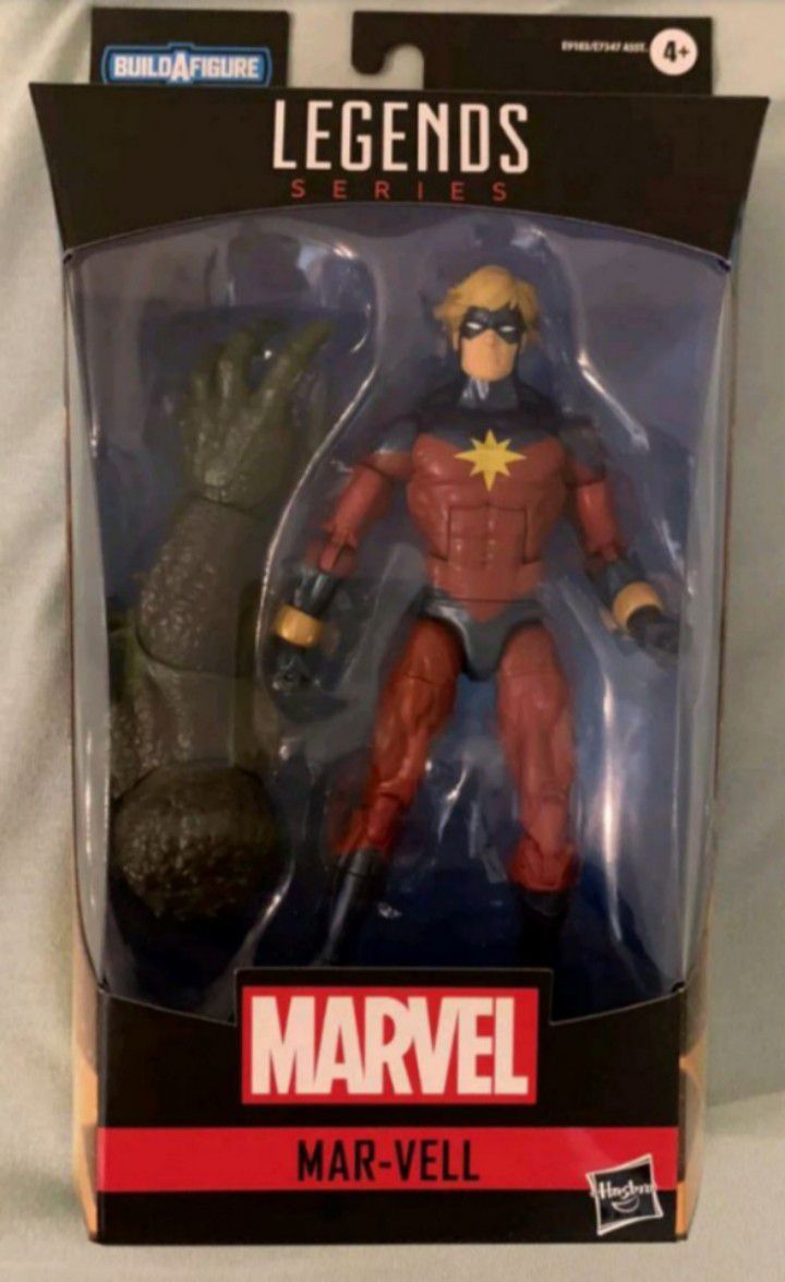 Marvel Legends Mar-vell Collectible Action Figure Toy with Abomination Build a Figure Piece