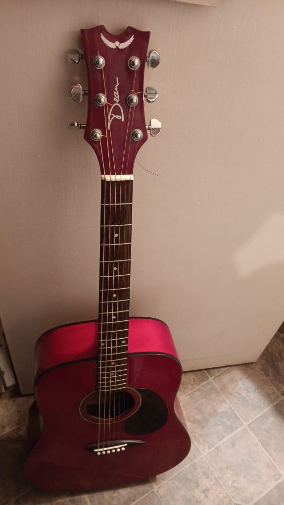 Red Dean Acoustic Guitar
