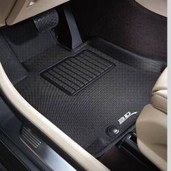 3D MAXpider Custom Fit Kagu Floor Mat (Black) Compatible with Mercedes-Benz Eqs Sedan 2022-2025 - Full Set