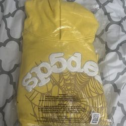 Sp5der Hoodie Yellow 