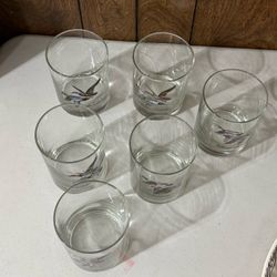 Vintage duck whiskey cups