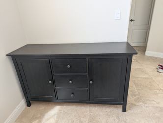 IKEA Hemnes Sideboard Black-Brown