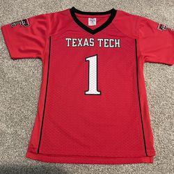 NCAA Texas Tech Red Raiders Youth Size Small 6/7 By Rivalry Threads Jersey
