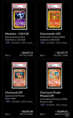 Pokemon PSA 10 Monsters
