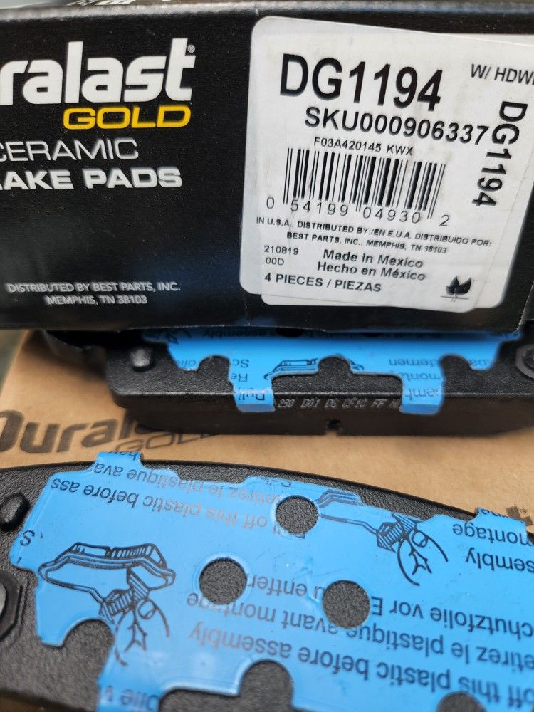 Duralast Gold Brake Pads DG1194