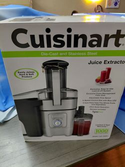 Cuisinart Juice Extractor - Stainless Steel - CJE-1000P1: 5-Speed Juicer Machine with Froth Separator & Pulp Filter