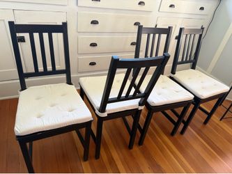 Four Ikea Dining Chairs w/ Cushions