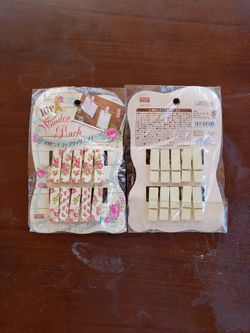 Wooden Clothes Hanging Pins