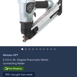 Metabo HPT metal connecting Nailer