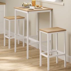 Bar Table and Chairs Set