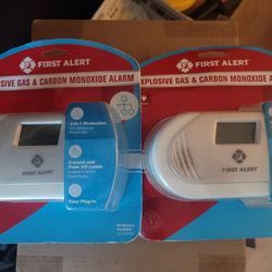 First alert explosive gas and carcon monoxide alarm