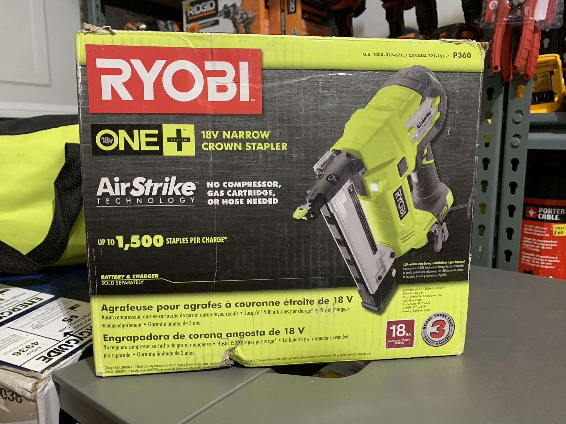 Ryobi Stapler (TOOL ONLY)