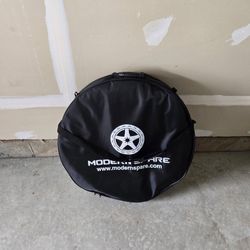 Modern Spare Tesla Tire And Accessory Kit 