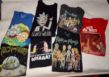 Rick & Morty T-shirt Lot 7 👕🎽👕🎽👕👕