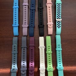 12 PcS  Fitbit Charge 2 Replacement Wrist Band Silicone Bracelet Watch Rate Fit