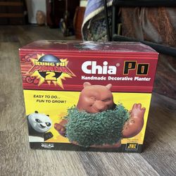 Kung Fu Panda 2 Chia Po Pet Decorative Planter New & Sealed