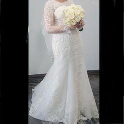 Wedding Dress Gown Size M