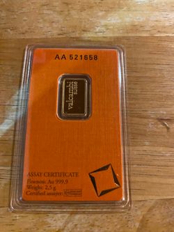 1gram Valcambi Gold Bar