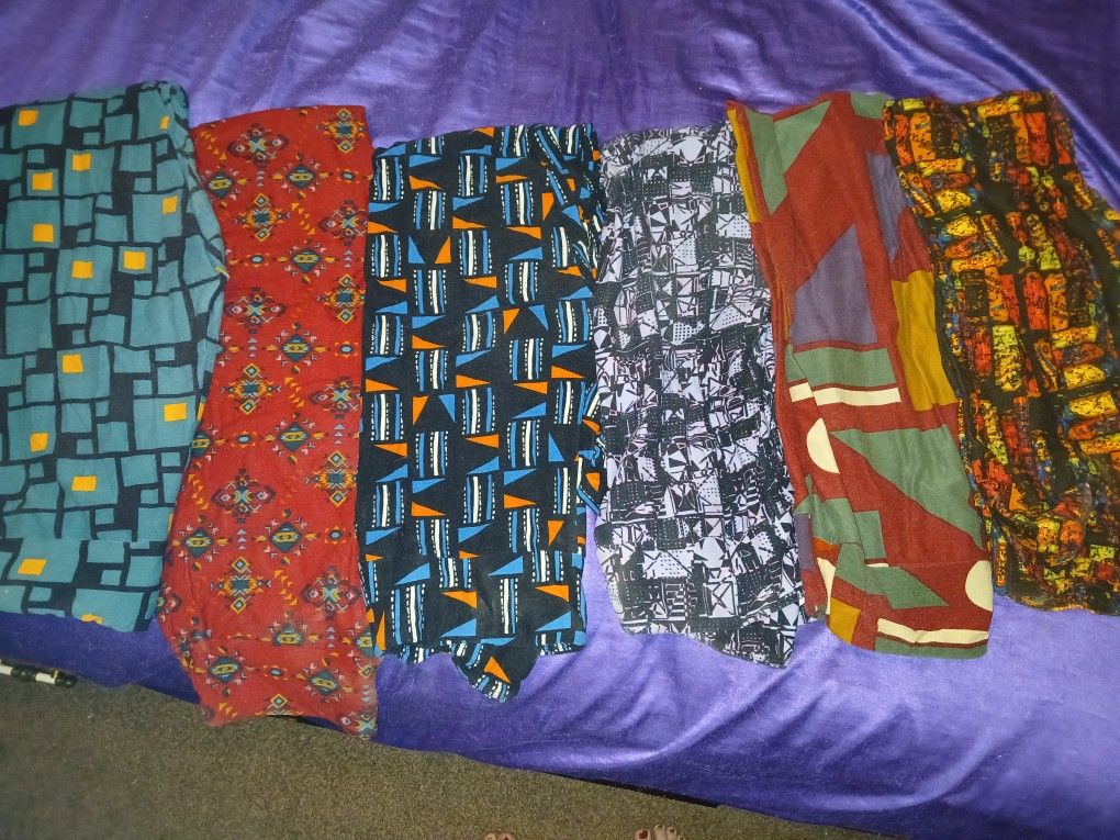 Lularoe Leggings 6 Pair