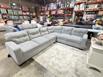 Grey Fabric Sectional from Costco