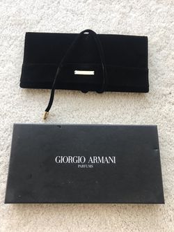 Giorgio Armani cosmetic face brush holder.