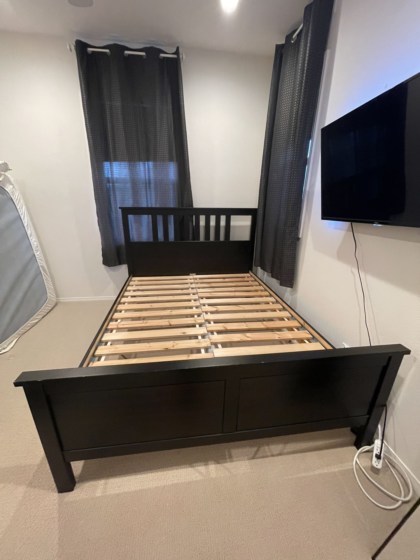 IKEA HEMNES Black Bed Frame