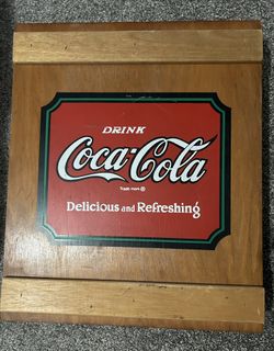 Wooden Coca Cola Cabinet