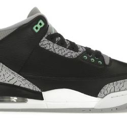 Nike Air Jordan 3 Green Glow Size 11 Men’s New 