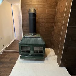 Wood stove Waterford 103 Green and Flue section