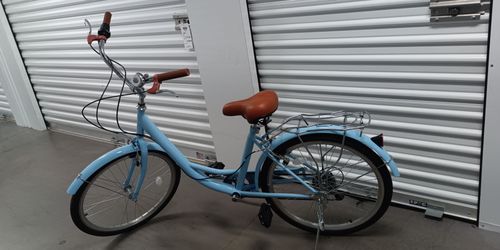 Stylish Blue Cruiser Bike